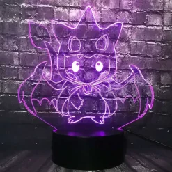 Pkm.store Sonstiges Merchandise-Pikachu Pokemon Cosplay 3D Led Lampe Mit Farbwechsel