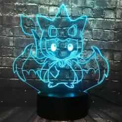 Pkm.store Sonstiges Merchandise-Pikachu Pokemon Cosplay 3D Led Lampe Mit Farbwechsel