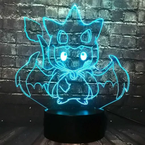 Pkm.store Sonstiges Merchandise-Pikachu Pokemon Cosplay 3D Led Lampe Mit Farbwechsel