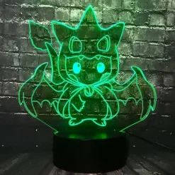 Pkm.store Sonstiges Merchandise-Pikachu Pokemon Cosplay 3D Led Lampe Mit Farbwechsel