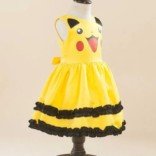 Pkm.store Sommer-Pikachu Pokemon Kleid Fur Kinder