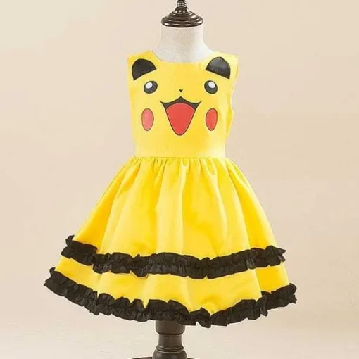 Pkm.store Sommer-Pikachu Pokemon Kleid Fur Kinder