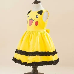 Pkm.store Sommer-Pikachu Pokemon Kleid Fur Kinder