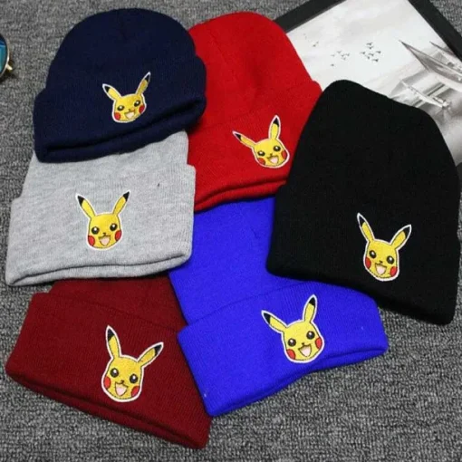 Pkm.store Sonstiges Merchandise-Pikachu Pokemon Unisex Beanie Mutze Verschiedene Motive