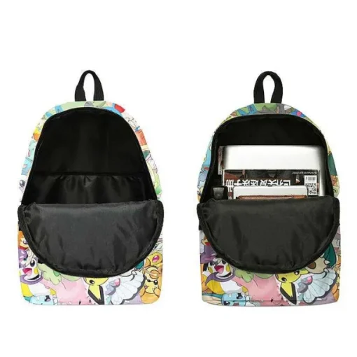 Pkm.store Rucksäcke & Taschen-Pikachu Rucksack Mit Federmappe Im Set Fur Schule Etc.