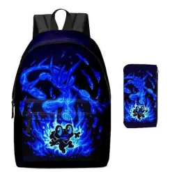 Pkm.store Rucksäcke & Taschen-Pikachu Rucksack Mit Federmappe Im Set Fur Schule Etc.