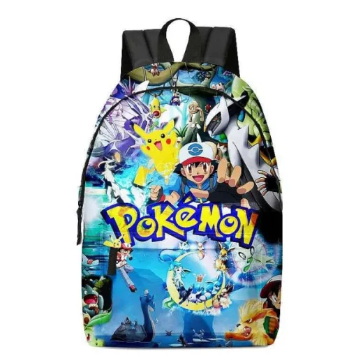 Pkm.store Rucksäcke & Taschen-Pikachu Rucksack Mit Federmappe Im Set Fur Schule Etc.