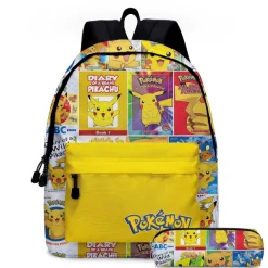 Pkm.store Rucksäcke & Taschen-Pikachu Rucksack Mit Federmappe Im Praktischen Set