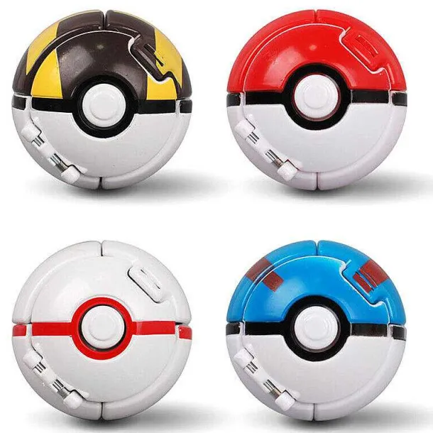 Pkm.store Pokeball & Pokebälle-Poke Ball Set Mit 12 Stk. Pokebällen Und Pokemon Figuren