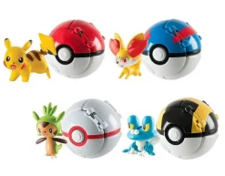 Pkm.store Pokeball & Pokebälle-Poke Ball Set Mit 12 Stk. Pokebällen Und Pokemon Figuren