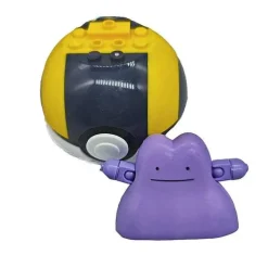 Pkm.store Pokeball & Pokebälle-Pokeball Baustein Mit Pokemon Figur - Verschiedene Motive