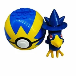 Pkm.store Pokeball & Pokebälle-Pokeball Baustein Mit Pokemon Figur - Verschiedene Motive