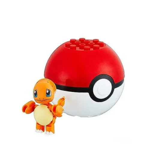 Pkm.store Pokeball & Pokebälle-Pokeball Baustein Mit Pokemon Figur - Verschiedene Motive