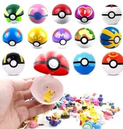 Pkm.store Pokeball & Pokebälle-Pokeball Kollektion Mit 13 Ballen Und 15 Figuren