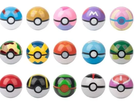 Pkm.store Pokeball & Pokebälle-Pokeball Kollektion Mit 13 Ballen Und 15 Figuren