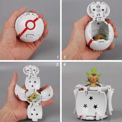 Pkm.store Pokeball & Pokebälle-Pokeball Pokemon Throw 'N Pop Poke Ball (4 Motive Zur Wahl)