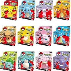 Pkm.store Pokeball & Pokebälle-Pokeball Spielzeug Mit Figur (Gengar, Pikachu, Glumanda, Bisasam, Schiggy, Enton, Mew, Evoli Etc.)