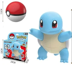 Pkm.store Pokeball & Pokebälle-Pokeball Spielzeug Mit Figur (Gengar, Pikachu, Glumanda, Bisasam, Schiggy, Enton, Mew, Evoli Etc.)