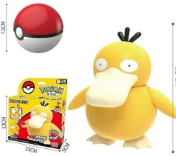 Pkm.store Pokeball & Pokebälle-Pokeball Spielzeug Mit Figur (Gengar, Pikachu, Glumanda, Bisasam, Schiggy, Enton, Mew, Evoli Etc.)