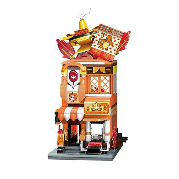 Pkm.store Pokemon Bausteine-Pokemon Baustein Haus - Verschiedene Motive