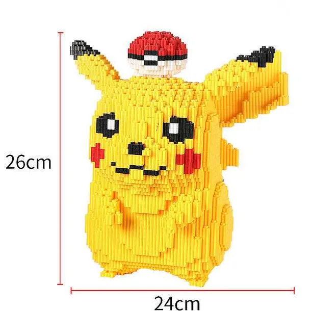 Pkm.store Pokemon Bausteine-Pokemon Bausteine Sets - Viele Motive