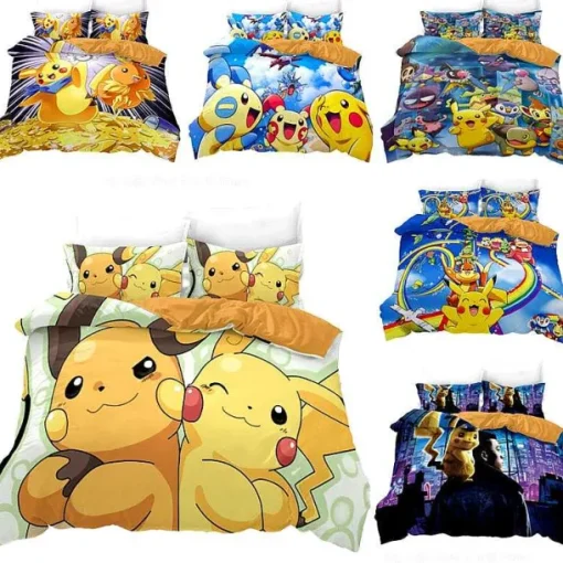 Pkm.store Sonstiges Merchandise-Pokemon Bettwasche (Verschiedene Motive & Grosen Zur Auswahl)