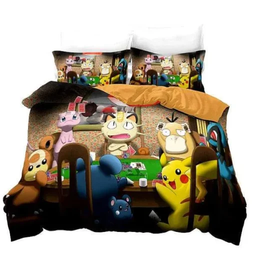 Pkm.store Sonstiges Merchandise-Pokemon Bettwasche (Verschiedene Motive & Grosen Zur Auswahl)