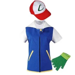 Pkm.store Sommer-Pokemon Cosplay Ash Ketchum Kostum Fur Kinder