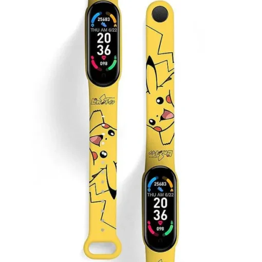 Pkm.store Uhren Und Wecker-Pokemon Digitale Led Kinder Armbanduhr Mit Ladefunktion