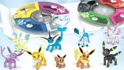 Pkm.store Pokemon Spielzeug-Pokemon Evoli Legendares Evolitionsset Mit 9 Figuren Mit 470 Bausteinen, Spielzeug