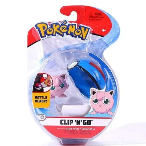 Pkm.store Pokemon Spielzeug-Pokemon Figur Mit Pokeball Clip N Go Spielzeug