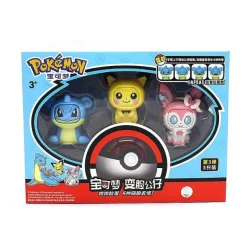 Pkm.store Pokemon Figuren-Pokemon Figuren Mit Wechselnden Gesicht Spielzeug