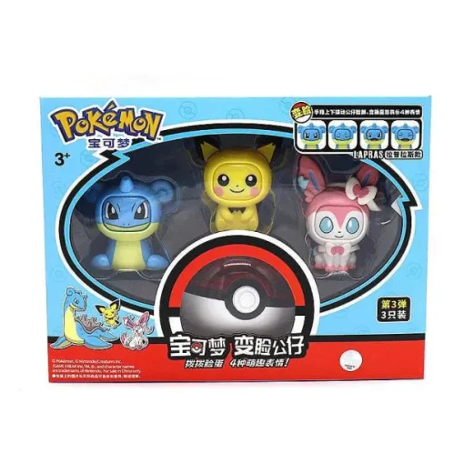 Pkm.store Pokemon Figuren-Pokemon Figuren Mit Wechselnden Gesicht Spielzeug