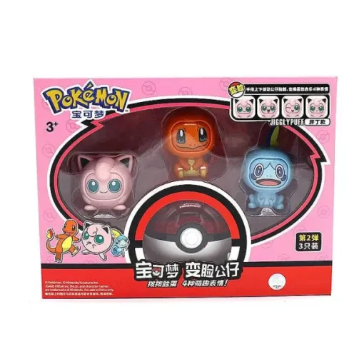 Pkm.store Pokemon Figuren-Pokemon Figuren Mit Wechselnden Gesicht Spielzeug