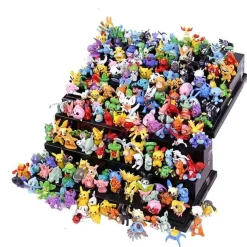 Pkm.store Pokemon Figuren-Pokemon Figuren Sets (2-3Cm) Mit 24, 48, 72, 96, 120 Oder 144 Figuren