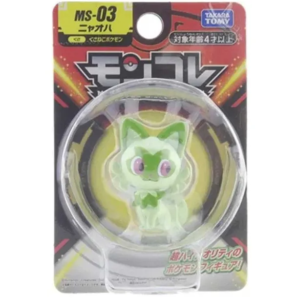 Pkm.store Pokemon Spielzeug-Pokemon Figuren Skeledirge, Meowscarada, Quaquaval, Charcadet - Paldea Region