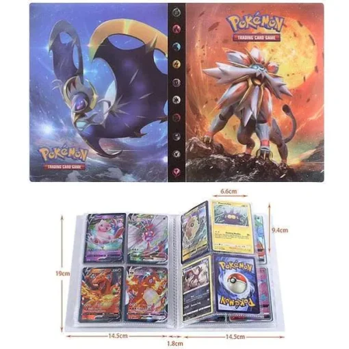 Pkm.store Pokemon Sammelalbum-Pokemon Glurak Charizard U. A. Sammel Karten Album Fur 240 Karten