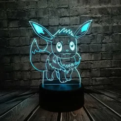Pkm.store Pokemon Lampen & Nachtlichter-Pokemon Go 3D Led Lampe Mit Farbwechsel (Nachtlicht, Tischlampe)