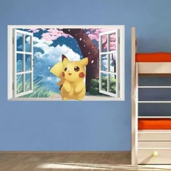 Pkm.store Sonstiges Merchandise-Pokemon Go Kawaii Pikachu Wandsticker