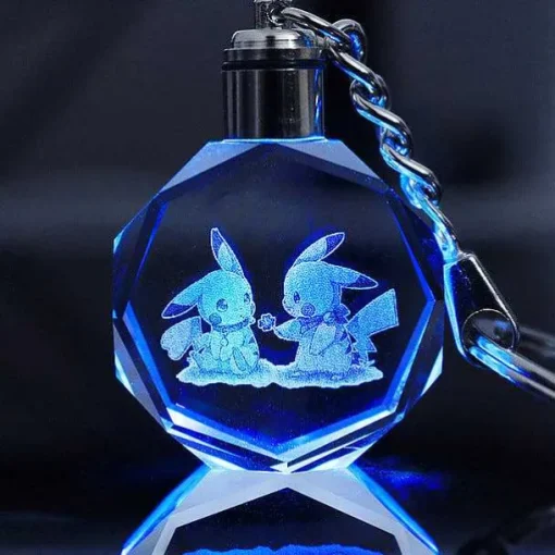 Pkm.store Sonstiges Merchandise-Pokemon Go Leuchtende Anhanger In Vielen Motiven - Keychain