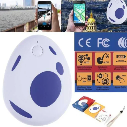 Pkm.store Pokemon Go Plus-Pokemon Go Pocket Egg Mit Autocatch (Go Plus / Go-Tcha Alternative)