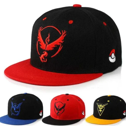 Pkm.store Sonstiges Merchandise-Pokemon Go Team Valor, Team Mystic, Team Instinct - Baseball Cap Snapback Cap