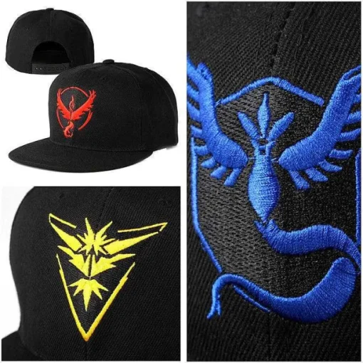 Pkm.store Sonstiges Merchandise-Pokemon Go Team Valor, Team Mystic, Team Instinct - Baseball Cap Snapback Cap