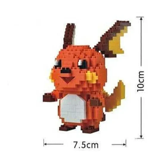 Pkm.store Sonstiges Merchandise-Pokemon Growlithe, Raichu, Weezing, Sudowoodo, Fennekin, Froakie Baustein Figuren
