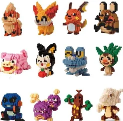 Pkm.store Sonstiges Merchandise-Pokemon Growlithe, Raichu, Weezing, Sudowoodo, Fennekin, Froakie Baustein Figuren