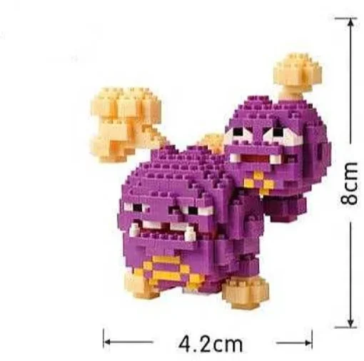 Pkm.store Sonstiges Merchandise-Pokemon Growlithe, Raichu, Weezing, Sudowoodo, Fennekin, Froakie Baustein Figuren