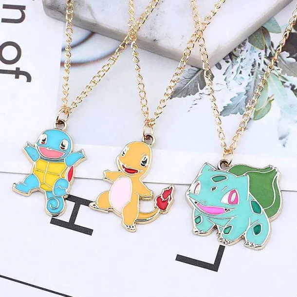 Pkm.store Pokemon Schmuck-Pokemon Halskette Mit Anhanger