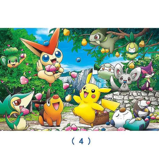 Pkm.store Pokemon Spielzeug-Pokemon Holz Puzzle, Bis Zu 500 Teile