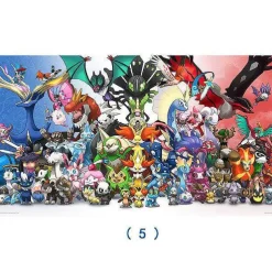 Pkm.store Pokemon Spielzeug-Pokemon Holz Puzzle, Bis Zu 500 Teile