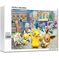 Pkm.store Pokemon Spielzeug-Pokemon Holz Puzzle, Bis Zu 500 Teile